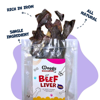 Dehydrated Beef Liver - All Natural Treat for Dogs